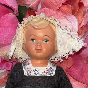 Dutch Doll Made in West Germany Souvenir Doll Vintage celluloid doll Europe